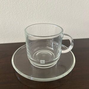 2x Nespresso Vertuo Lungo Cup & Saucer